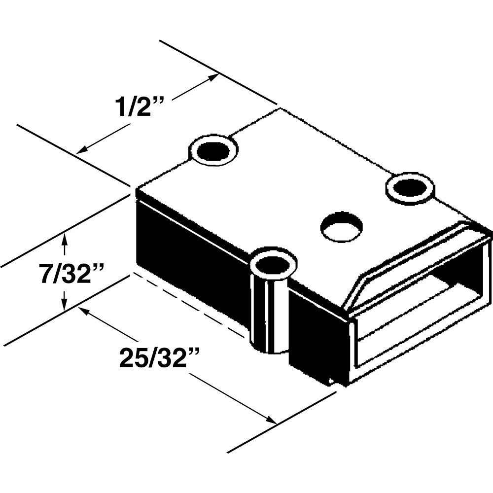 Kadee 817 -Plastic Gearboxes - Black (5-pair)