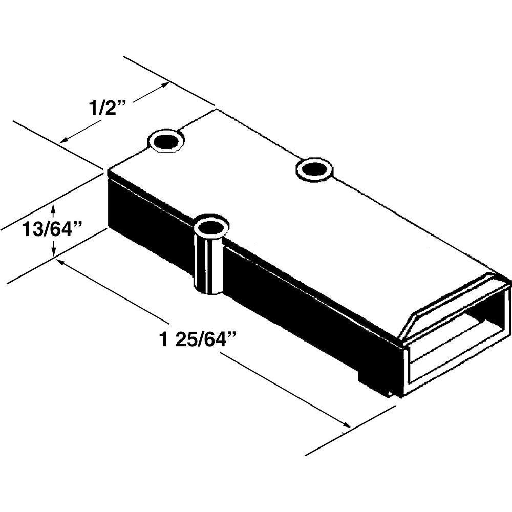 Kadee 819 - Extended Metal Gearboxes - Black (4-pair)