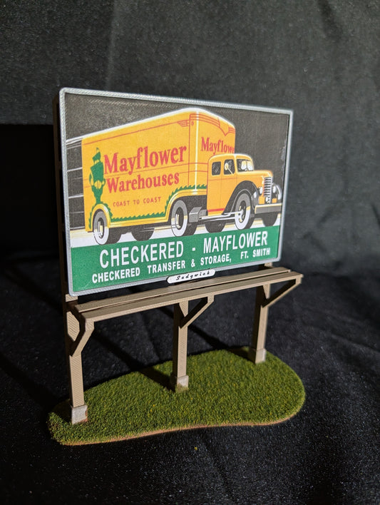 Sedgwick O Scale Models 010-MFL - Roadside Billboards "Mayflower"