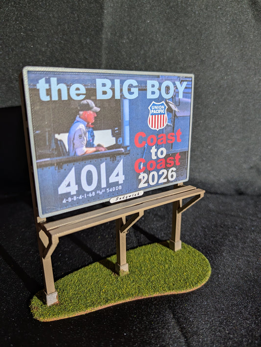 Sedgwick O Scale Models 010-UPB - Roadside Billboards "Big Boy"
