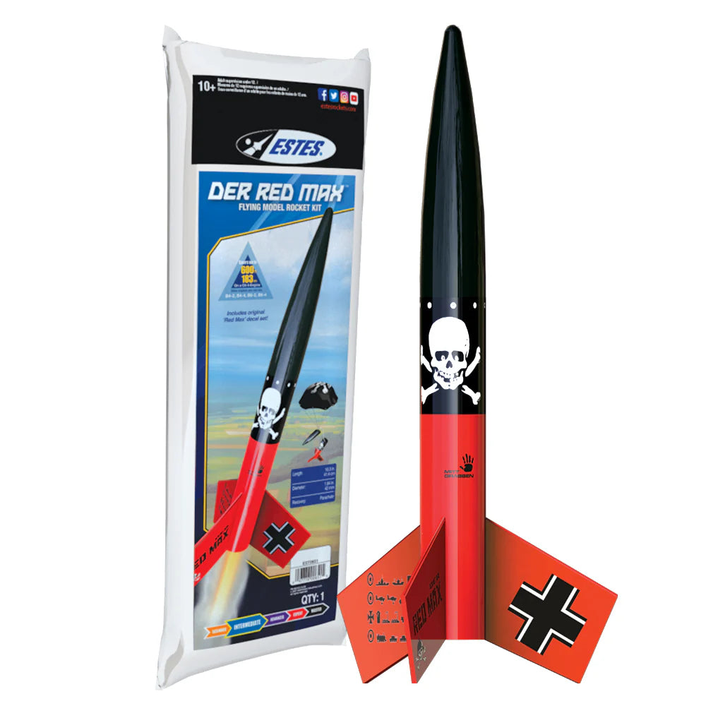 Estes 0651 - Intermediate - Der Red Max Rocket Kit
