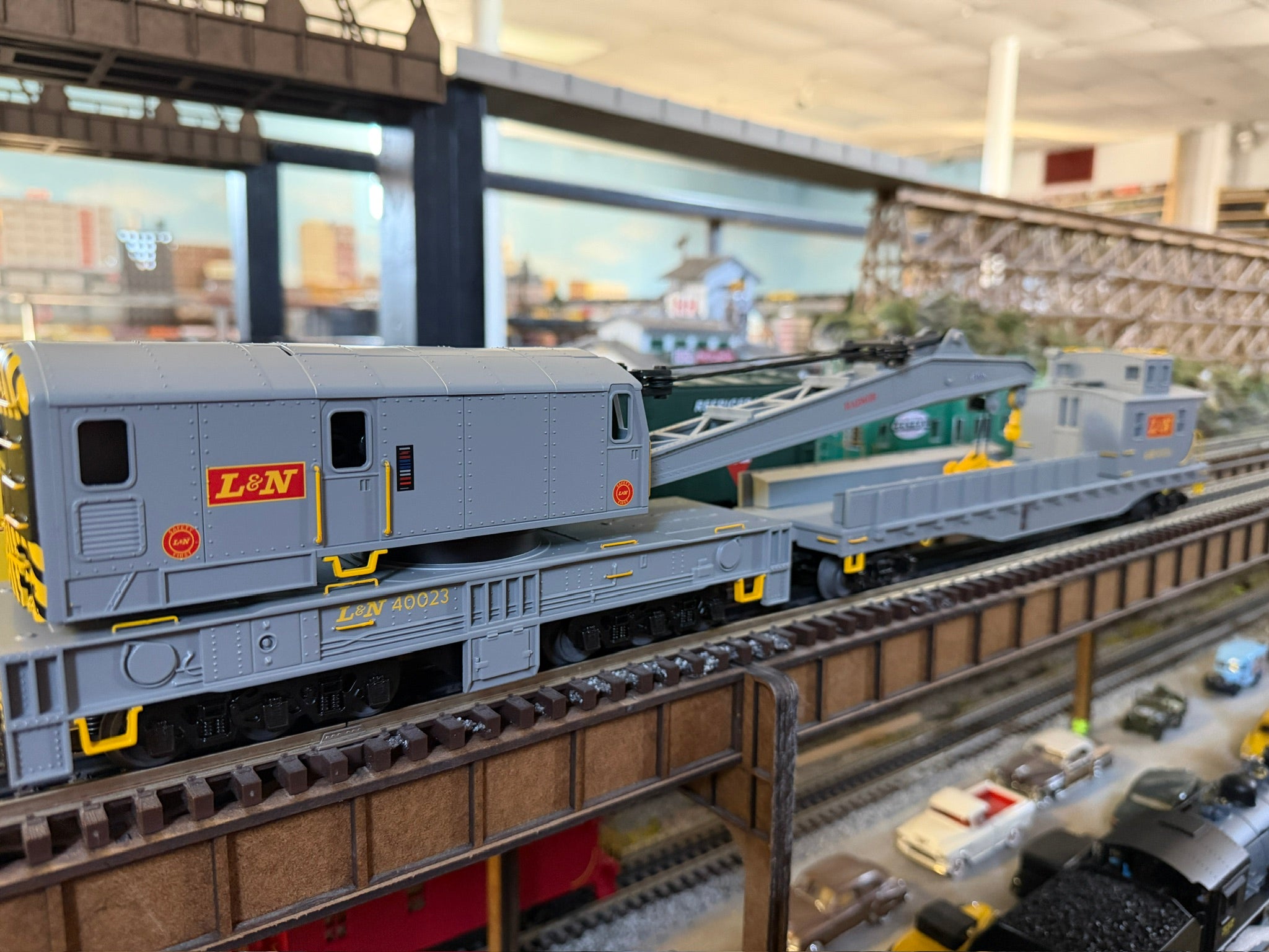 Atlas O - Premier - Crane & Tender Car Set “Louisville & Nashville” #40023 /#40023X (Set #1) - Custom Run for MrMuffin'sTrains