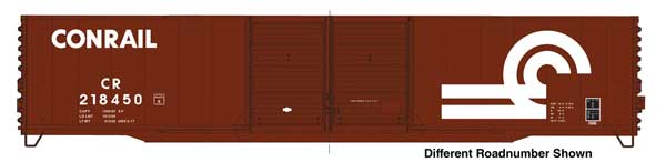 Walthers HO 910-3406 - Mainline - 60' Pullman-Standard Double Door Auto Parts Boxcar "Conrail" #218463