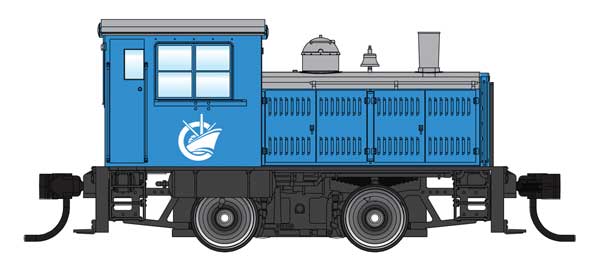 Walthers HO 910-20014 - Mainline - Plymouth ML-8 Industrial Switcher Diesel Locomotive "Coastal Transportation"  (DCC Only)