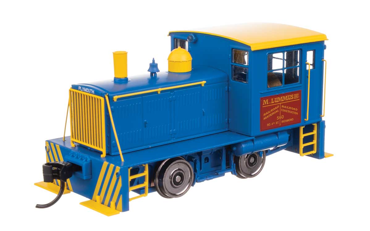 Walthers HO 910-10015 - Mainline - Plymouth ML-8 Industrial Switcher Diesel Locomotive "M. Lummus RR Construction Co." (Standard DC)