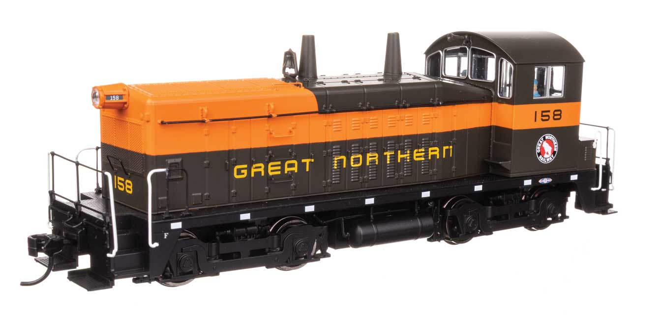 Walthers HO 910-20628 - Mainline - EMD NW2 Diesel Locomotive ”Great Northern" #158 w/ ESU Sounds (Phase V)