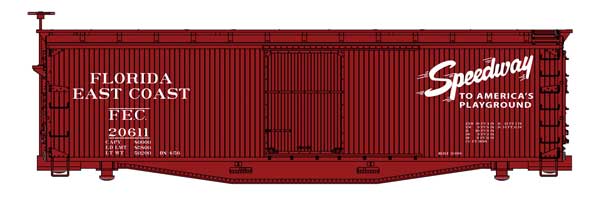 Walthers HO 910-40179 - Mainline - 40' USRA Wood Boxcar "Florida East Coast" #20611