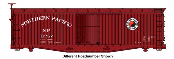 Walthers HO 910-40185 - Mainline - 40' USRA Wood Boxcar "Northern Pacific" #11266