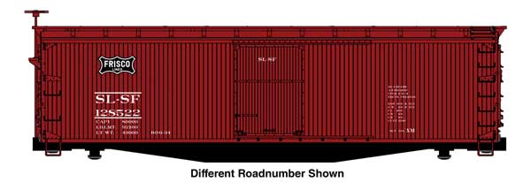 Walthers HO 910-40202 - Mainline - 40' USRA Wood Boxcar "Frisco" #128535