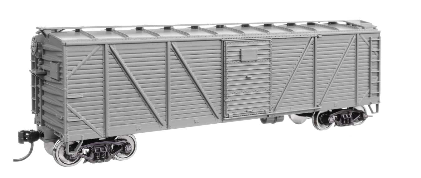 Walthers HO 910-40350 - Mainline - 40' ARA Single Sheathed Boxcar "Undecorated" w/ Dreadnaught Ends