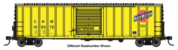 Walthers HO 910-46031 - Mainline - 50' ACF Exterior Post Dreadnaught End Plate B Boxcar "Chicago & North Western" #155207