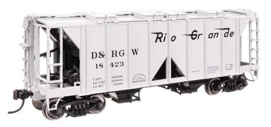 Walthers HO 910-49713 - Mainline - ACF 1958 Cu Ft Covered Hopper Car "Denver & Rio Grande Western" #18423
