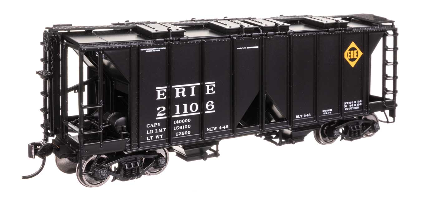 Walthers HO 910-49715 - Mainline - ACF 1958 Cu Ft Covered Hopper Car "Erie" #21106
