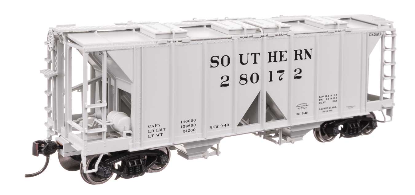 Walthers HO 910-49725 - Mainline - ACF 1958 Cu Ft Covered Hopper Car "Southern Railway" #280172