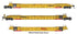 Walthers HO 910-55833 - Mainline - NSC Articulated 3-Unit 53' Well Car "TTX" #786996