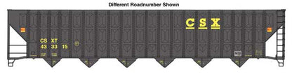 Walthers HO 910-56341 - Mainline - 73' Greenville 7,000 Cubic Foot Wood Chip Hopper "CSX" #433322