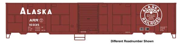 Walthers HO 920-10802 - Proto - 50' Express Boxcar "Alaska" #10629 (NYC-Style Troop Sleeper Conversion)