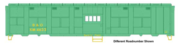 Walthers HO 920-10845 - Proto - 50' Express Boxcar "Baltimore & Ohio" #4633 (C&O-Style Troop Sleeper Conversion)