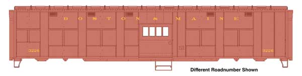 Walthers HO 920-10850 - Proto - 50' Express Boxcar "Boston & Maine" #3234 (C&O-Style Troop Sleeper Conversion)