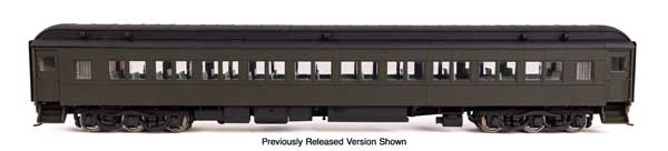 Walthers HO 920-42726 - Proto - 82' Pullman-Built Heavyweight Paired-Window Lighted Coach Passenger Car "Unlettered"