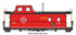 Walthers HO 920-103605 - Proto - Wabash Streamlined Caboose "Detroit Toledo & Ironton" #120