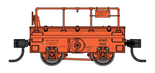 Walthers HO 920-105300 - Proto - Scale Test Car "AMD" #1000