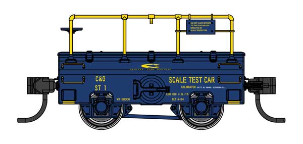 Walthers HO 920-105303 - Proto - Scale Test Car "Chesapeake & Ohio" #ST1