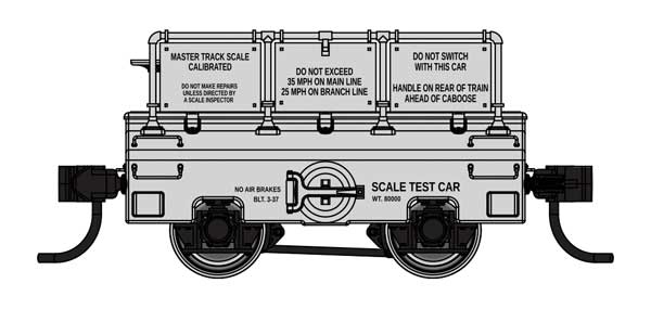 Walthers HO 920-105307 - Proto - Scale Test Car "Undecorated"