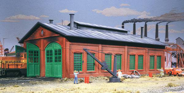 Walthers HO 933-3007 - Cornerstone - 2-Stall Engine House Building Kit