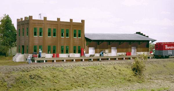 Walthers HO 933-3009 - Cornerstone - Water Street Freight Terminal Building Kit