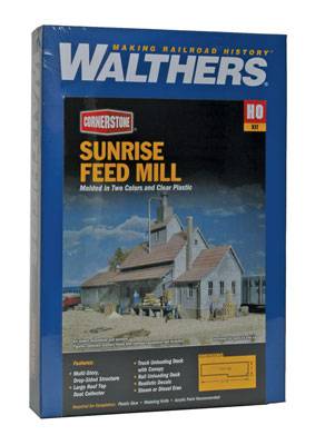 Walthers HO 933-3061 - Cornerstone - Sunrise Feed Mill Building Kit