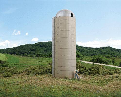 Walthers HO 933-3332 - Cornerstone - Concrete-Style Silo Building Kit