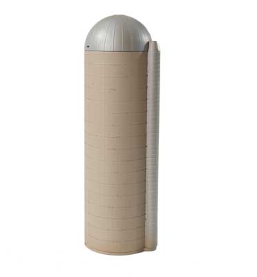 Walthers HO 933-3332 - Cornerstone - Concrete-Style Silo Building Kit