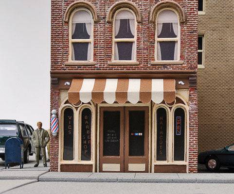 Walthers HO 933-3471 - Cornerstone - Vic's Barber Shop Building Kit