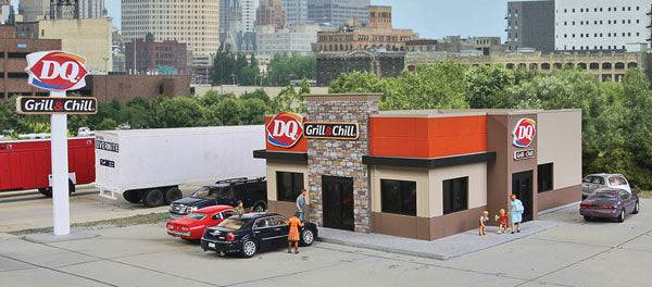 Walthers HO 933-3485 - Cornerstone - DQ Grill & Chill(R) Building Kit