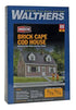 Walthers HO 933-3774 - Cornerstone - Cape Cod Brick House Building Kit