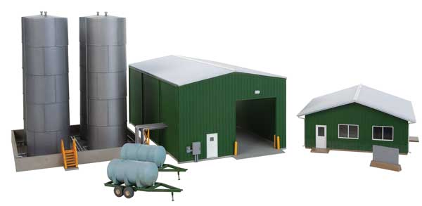 Walthers HO 933-4128 - Cornerstone - Fertilizer Distributor Building Kit