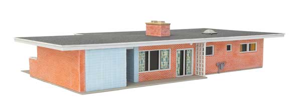 Walthers HO 933-4156 - Cornerstone - Mid-Century Modern Home Building Kit
