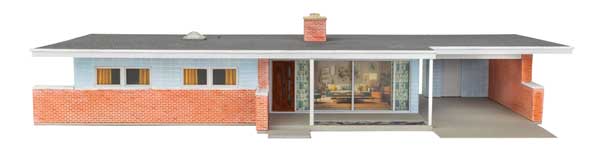 Walthers HO 933-4156 - Cornerstone - Mid-Century Modern Home Building Kit