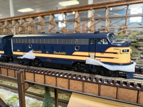 MTH 20-22003-1 - F-7 A Diesel Engine "Louisville & Nashville" #819 w/ PS3 (Blue) - Custom Run for MrMuffin'sTrains