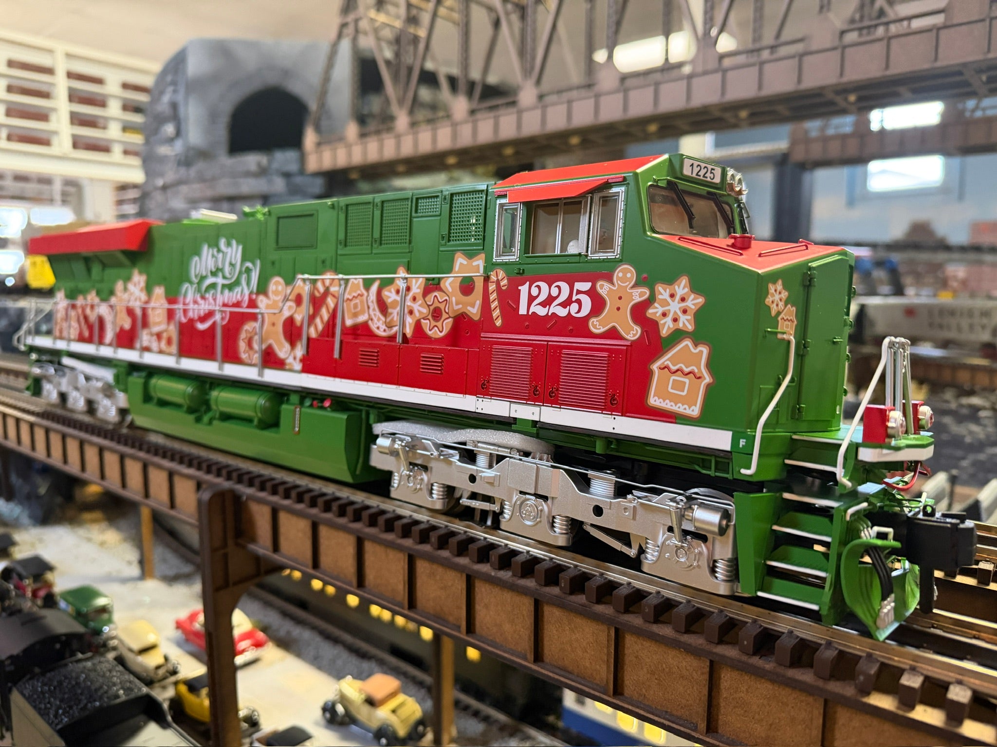 MTH 70-2189-1 - ES44AC Diesel Engine "Christmas" #1225 w/ PS3