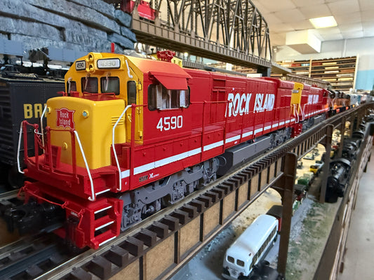 Atlas O 30138685S - Premier - U30C Diesel Locomotive "Rock Island" #4590 - Custom Run for Mr.Muffin's Trains