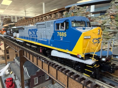 MTH 20-21971-1 - Dash-8 Diesel Engine "CSX" #7690 w/ PS3