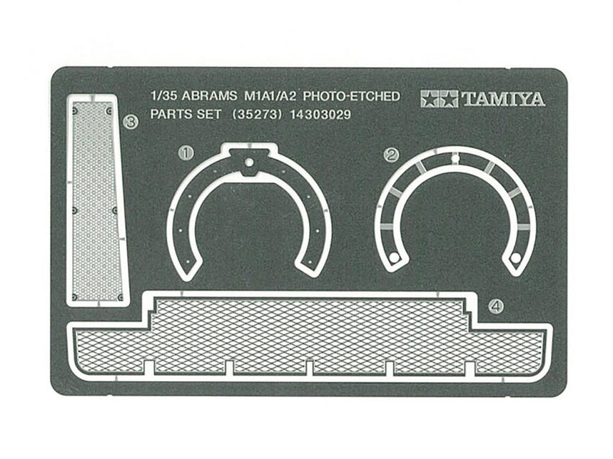Tamiya 35273 - U.S. M1A/A2 Abrams Photo-Etched Parts - 1/35 Scale Model Kit