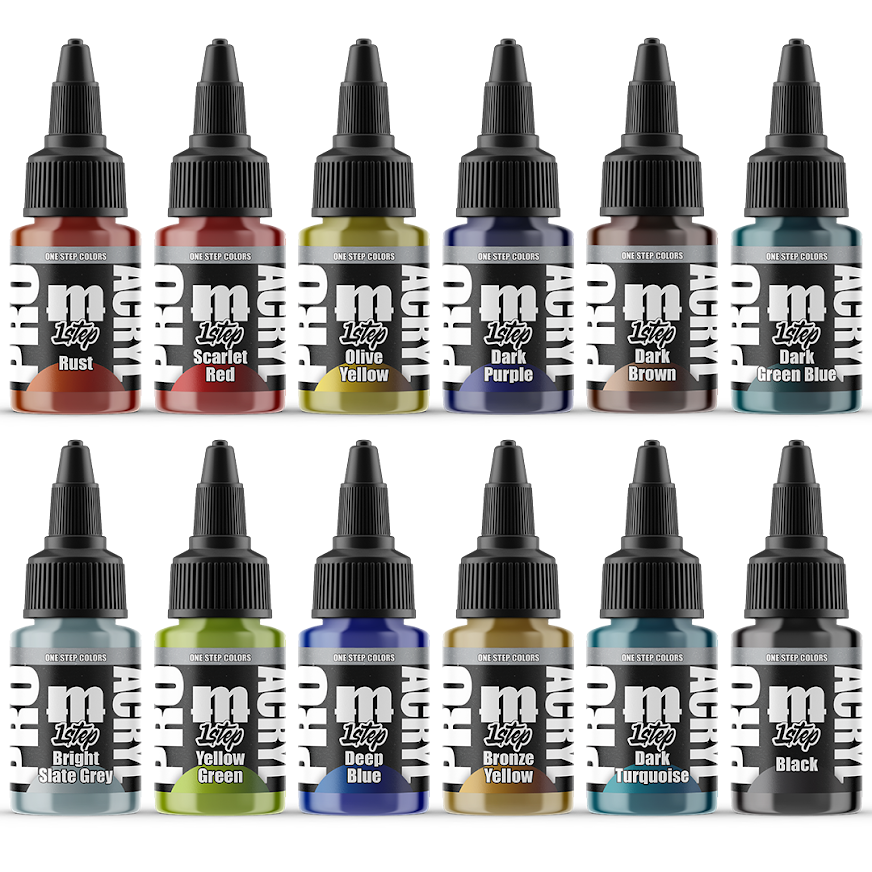 Monument Hobbies MPA-SET-1STEP2 - PRO Acryl 1-Step Set #2