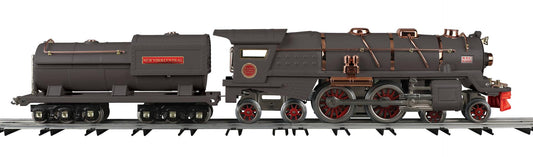 MTH 10-1350-1 - Tinplate 400E Steam Engine "New York Central" w/ Brass Trim & PS3 (Gun Metal Gray) - MrMuffin'sTrains