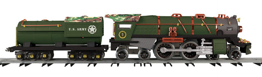 MTH 10-1370-1 - Tinplate Traditions - 400E Steam Engine "U.S. Army" w/ PS3 - Custom Run for MrMuffin'sTrains