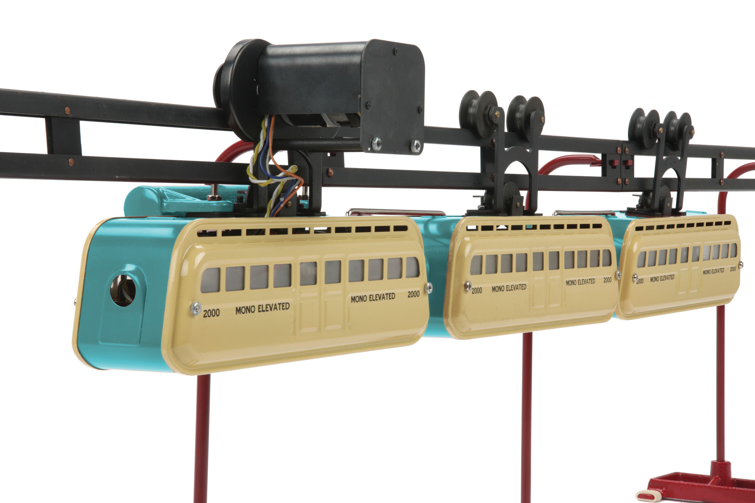 MTH 10-3052-1 - Traditional Tinplate Detroit Monorail Set w/ PS3 (3-Car)