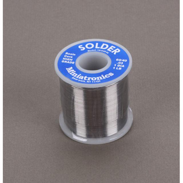 Miniatronics 10-640-16 - Rosin Core Solder 60/40 (16 oz)