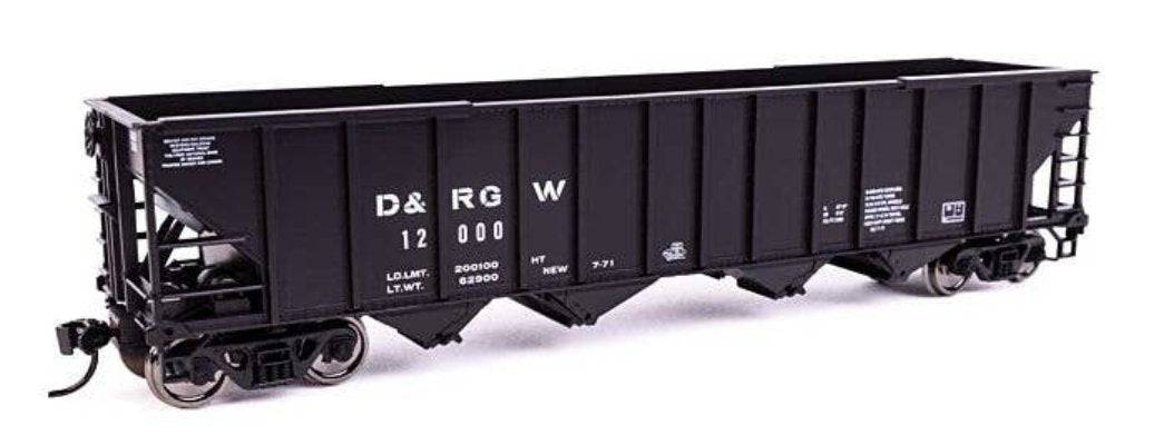 Walthers HO 910-57814 - Mainline - 50' 100-Ton 4-Bay Hopper "Denver & Rio Grand Western" #12081